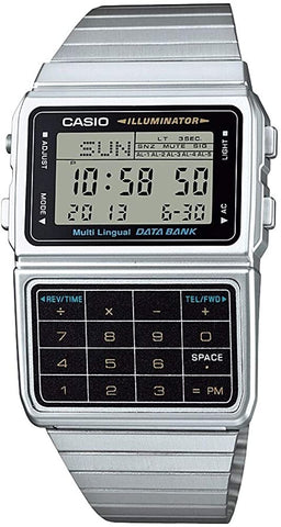 Casio Men's Stainless 8 Digit Calculator Watch