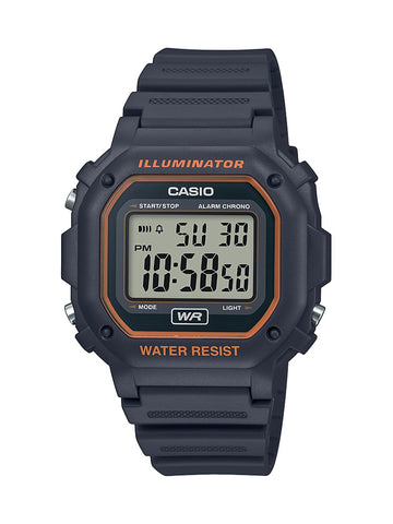 Casio Men's F108WH Illuminator Collection Black Digital Watch