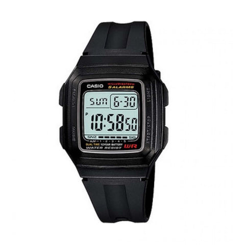 Casio Men's F201WA-1A Black Resin Digital Sport Watch
