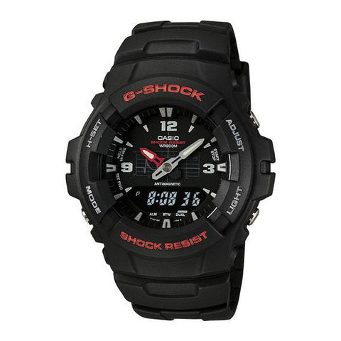 G-Shock G100-1BV Men's Black Resin Sport Watch
