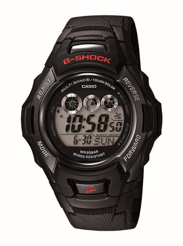 G-Shock GWM530A-1 Men's Tough Solar Atomic Black Resin Sport Watch