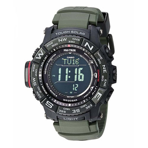 Casio Men's 'PRO TREK' Quartz Silicone Strap Casual Watch