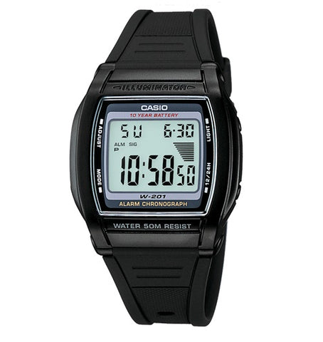 Casio Men's W201-1AV Chronograph Watch