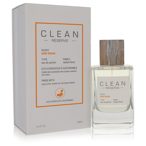 Clean Reserve Solar Bloom by Clean - Eau De Parfum Spray (Unisex) 3.4 oz