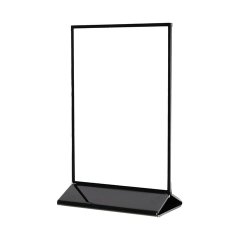 5X7IN DS SIGN HLDR BLK