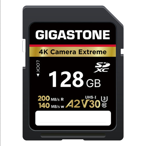 128GB SD CARD 4K CAM EXTR