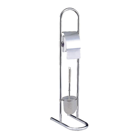 BATH TOILET & PAPER STAND