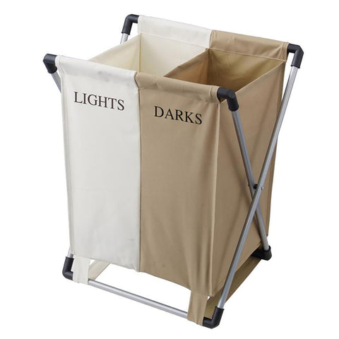 DBL LAUNDRY BIN LTS/DRKS