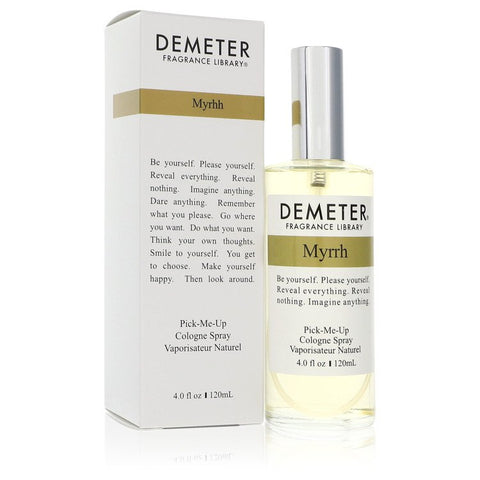Demeter Myrhh by Demeter - Cologne Spray (Unisex) 4 oz