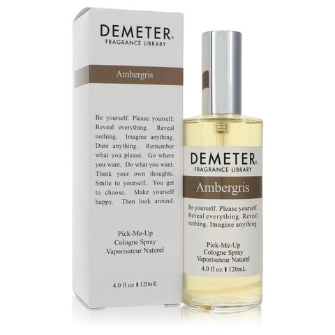 Demeter Ambergris by Demeter - Pick Me Up Cologne Spray (Unisex) 4 oz