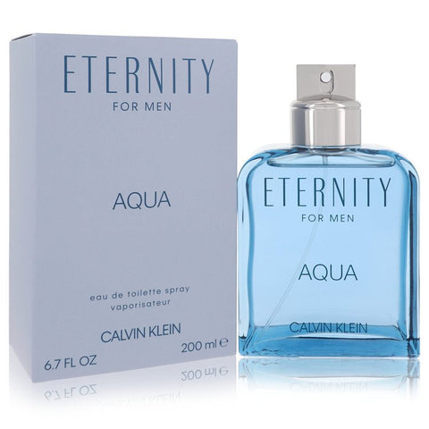 Eternity Aqua by Calvin Klein - Eau De Toilette Spray 6.7 oz
