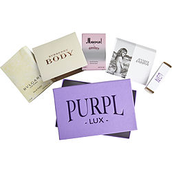 Purpl Lux Subscription Box For Women By  - $meow - $alien - $burberry Body - $jennifer Aniston - $bvlgari