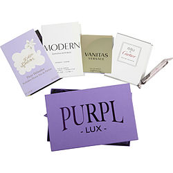 Purpl Lux Subscription Box For Women By  $lolita Lempicka Forbidden Flower - $vanitas Versace - $banana Republic Modern