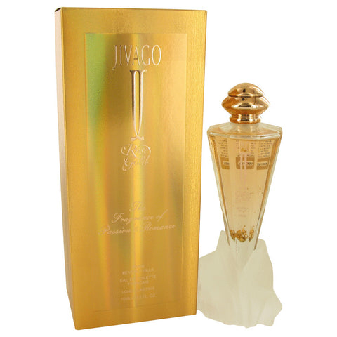 Jivago Rose Gold by Ilana Jivago - Eau De Toilette Spray 2.5 oz