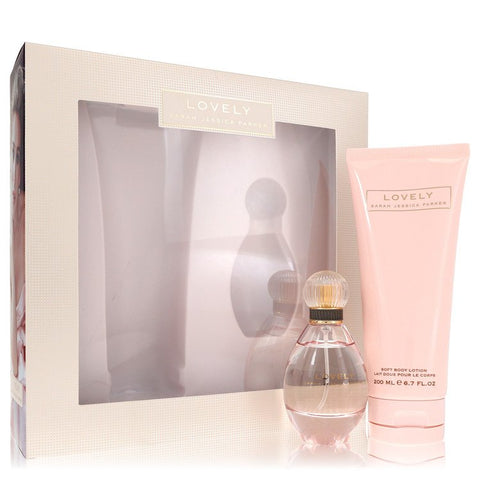 Lovely by Sarah Jessica Parker - Gift Set -- 1.7 oz Eau De Parfum Spray + 6.7 oz Body Lotion
