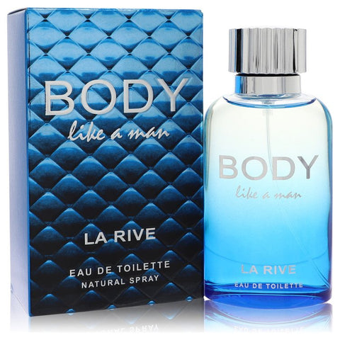 La Rive Body Like A Man by La Rive - Eau De Toilette Spray 3 oz