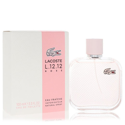 Lacoste Eau De Lacoste L.12.12 Rose Eau Fraiche by Lacoste - Eau De Toilette Spray 3.3 oz