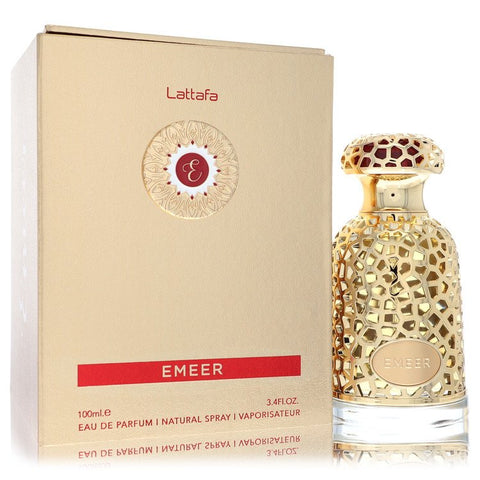 Lattafa Emeer by Lattafa - Eau De Parfum Spray (Unisex) 3.4 oz