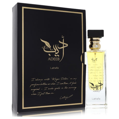 Lattafa Adeeb by Lattafa - Eau De Parfum Spray (Unisex) 2.7 oz