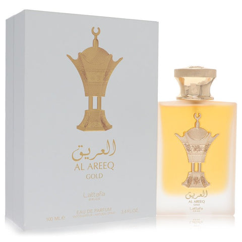 Lattafa Al Areeq Gold by Lattafa - Eau De Parfum Spray (Unisex) 3.4 oz
