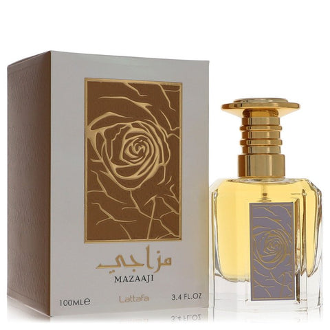 Lattafa Mazaaji by Lattafa - Eau De Parfum Spray (Unisex) 3.4 oz