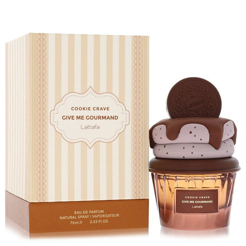 Lattafa Give Me Gourmand Cookie Crave by Lattafa - Eau De Parfum Spray (Unisex) 2.53 oz