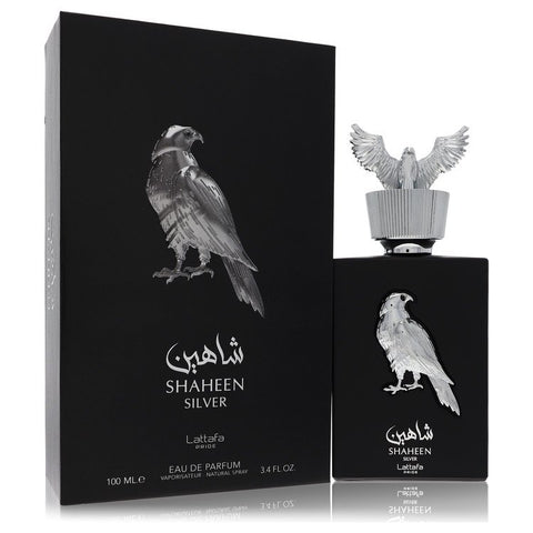 Lattafa Pride Shaheen Silver by Lattafa - Eau De Parfum Spray (Unisex) 3.4 oz