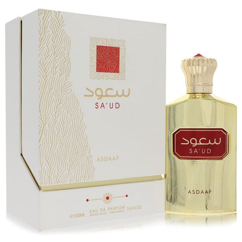 Lattafa Asdaaf Sa'ud by Lattafa - Eau De Parfum Spray (Unisex) 3.4 oz