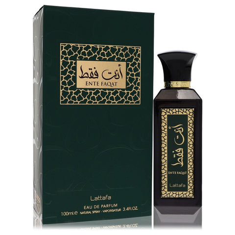 Lattafa Ente Faqat by Lattafa - Eau De Parfum Spray (Unisex) 3.4 oz