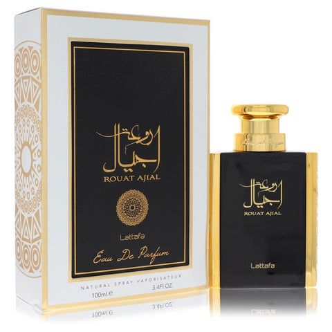 Lattafa Rouat Ajial by Lattafa - Eau De Parfum Spray (Unisex) 3.4 oz