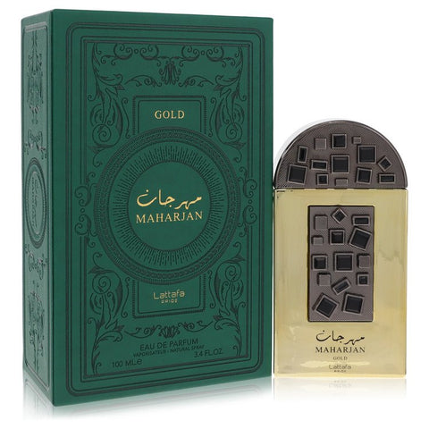 Lattafa Pride Maharjan Gold by Lattafa - Eau De Parfum Spray (Unisex) 3.4 oz