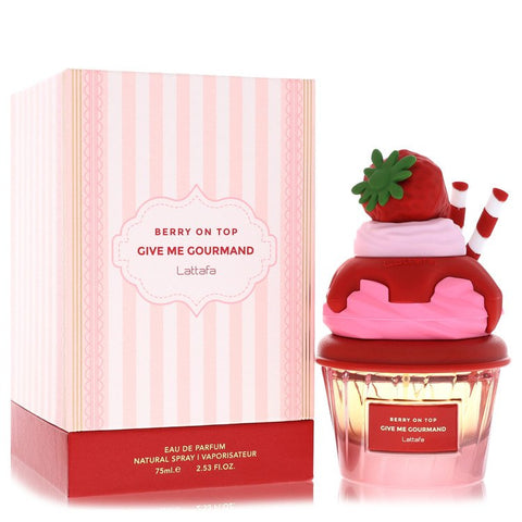 Lattafa Gourmand Berry on Top by Lattafa - Eau De Parfum Spray (Unisex) 2.5 oz