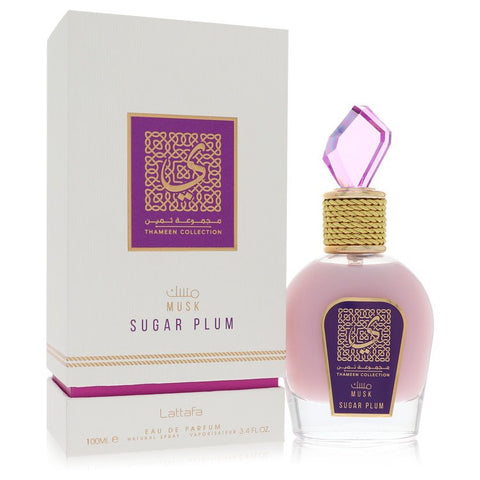 Lattafa Musk Sugar Plum by Lattafa - Eau De Parfum Spray (Unisex) 3.4 oz