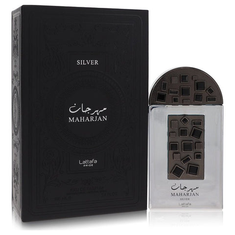 Lattafa Pride Maharjan Silver by Lattafa - Eau De Parfum Spray (Unisex) 3.4 oz