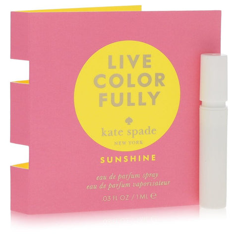 Live Colorfully Sunshine by Kate Spade Vial (sample) 0.03 oz