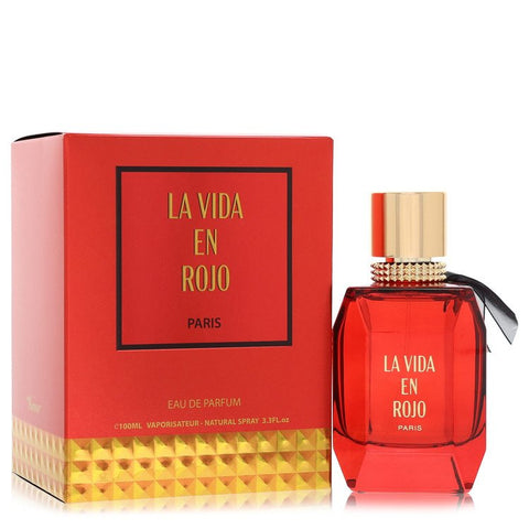 Lomani Vida En Rojo by Lomani - Eau De Parfum Spray 3.3 oz