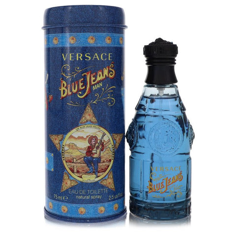 Blue Jeans by Versace - Eau De Toilette Spray (New Packaging) 2.5 oz