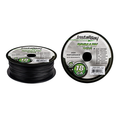 18GA PRMRY WIRE 500FT BLK
