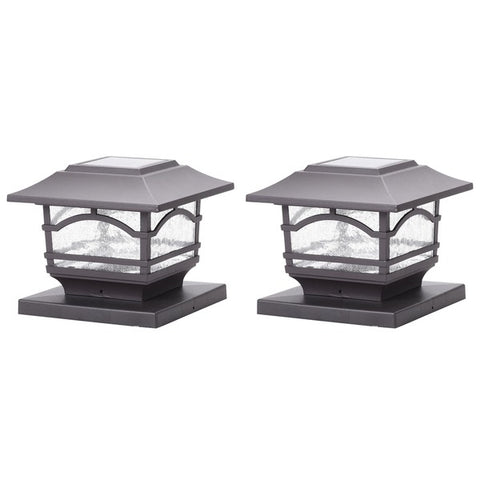 2 DECK LIGHT DRK BRNZ
