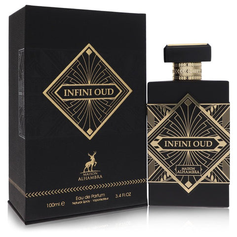 Maison Alhambra Infini Oud by Maison Alhambra - Eau De Parfum Spray (Unisex) 3.4 oz