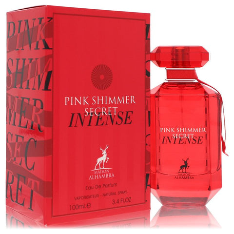 Maison Alhambra Pink Shimmer Secret Intense by Maison Alhambra - Eau De Parfum Spray 3.4 oz