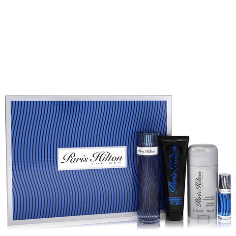 Paris Hilton by Paris Hilton - Gift Set -- 3.4 oz  Eau De Toilette Spray + 3 oz Body Wash + 2.75 oz Deodorant Stick + .25 Mini EDT Spray
