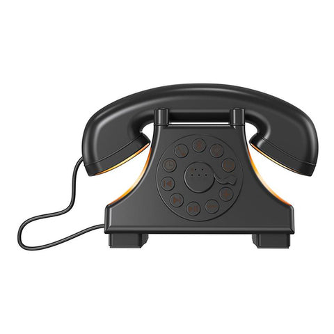 RETRO TLPHN SLP SPKR BLK