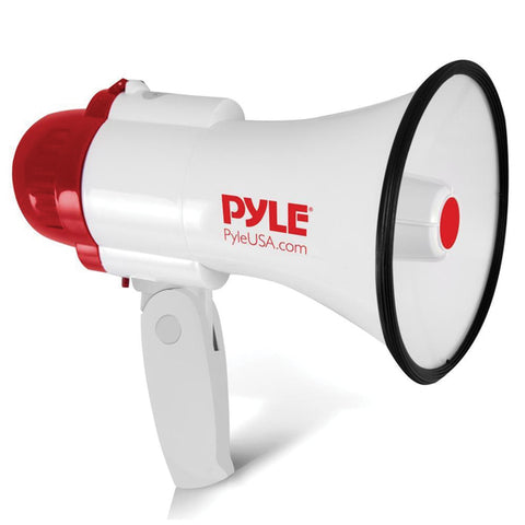 PRO MEGAPHONE WITH SIREN 1739 30-Watt Professional Megaphone/Bullhorn