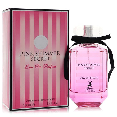 Pink Shimmer Secret by Maison Alhambra - Eau De Parfum Spray 3.4 oz