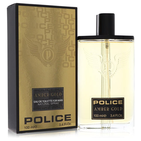 Police Amber Gold by Police Colognes - Eau De Toilette Spray 3.4 oz