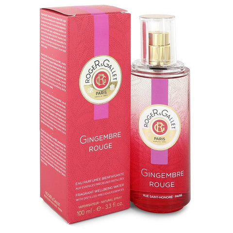 Roger & Gallet Gingembre Rouge by Roger & Gallet - Fragrant Wellbeing Water Spray 3.3 oz