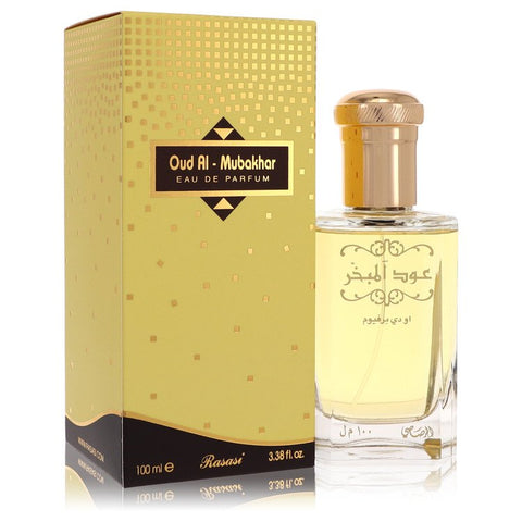 Rasasi Oud Al Mubakhar by Rasasi - Eau De Parfum Spray (Unisex) 3.3 oz