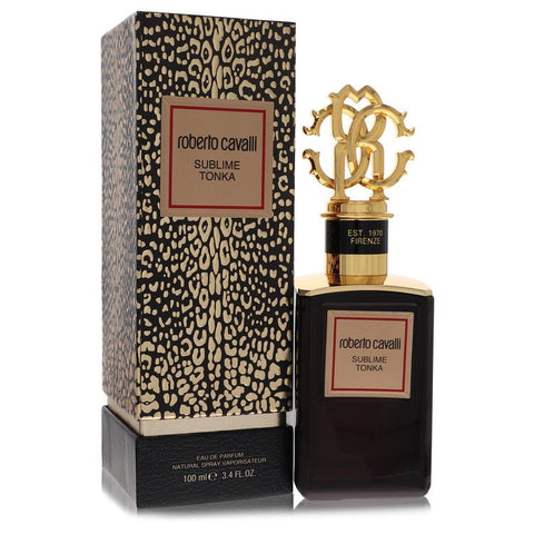 Roberto Cavalli Gold Sublime Tonka by Roberto Cavalli - Eau De Parfum Spray (Unisex) 3.4 oz
