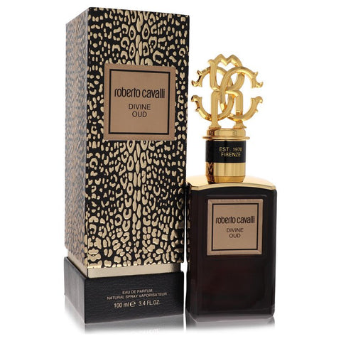Roberto Cavalli Divine Oud by Roberto Cavalli - Eau De Parfum Spray 3.4 oz